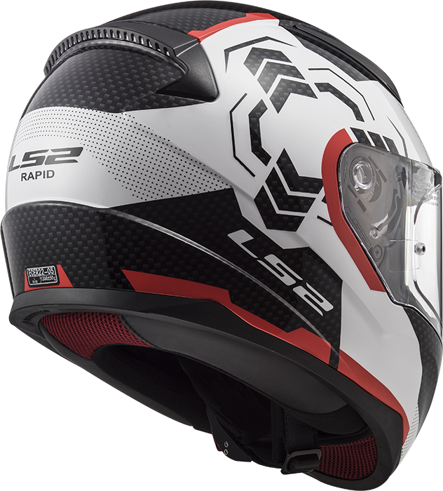 FF353 Rapid Ghost White Black Red Back
